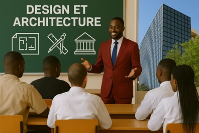 Illustration pour Design et Architecture