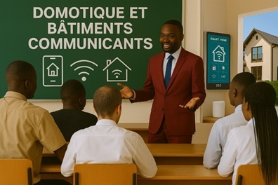 Illustration pour Domotique et Bâtiments Communicants