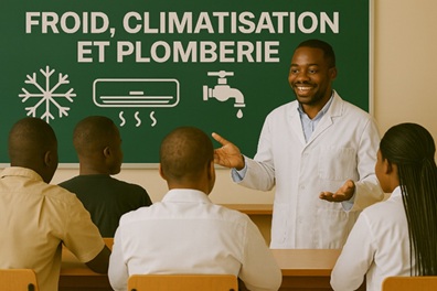 Illustration pour Froid, Climatisation et Plomberie