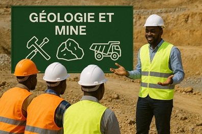 Illustration pour Géologie et Mine