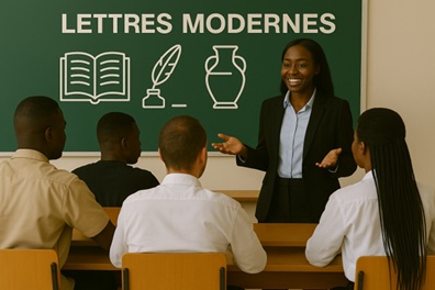 Illustration pour Lettres modernes