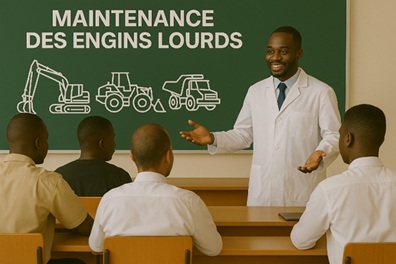 Illustration pour Maintenance des Engins Lourds