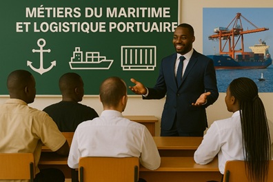 Illustration pour Métiers du Maritime