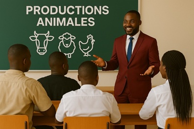 Illustration pour Productions Animales