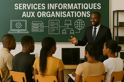 Illustration pour Services Informatiques aux Organisations