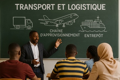 Illustration pour Transport et logistique