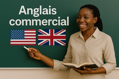 Illustration pour Anglais commercial