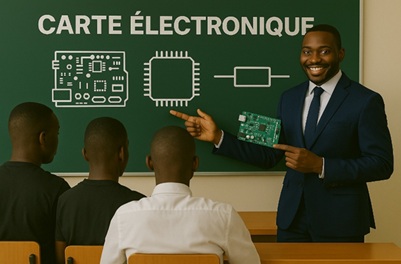 Illustration pour Carte électronique