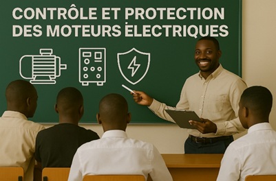 Illustration pour Contrôle et protection des moteurs électriques