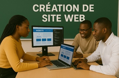Illustration pour Création de site web avec WordPress