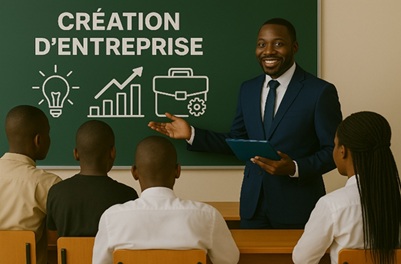 Illustration pour Créer son entreprise