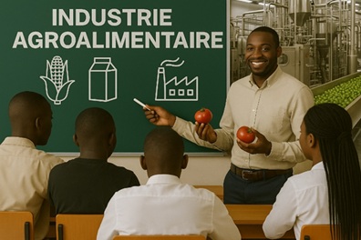 Illustration pour Industrie agro-alimentaire