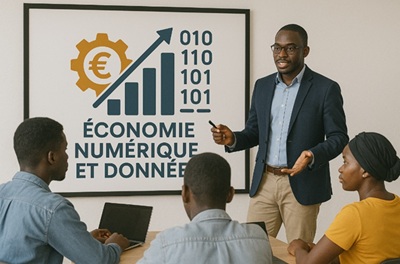 Illustration pour Économie numérique et données