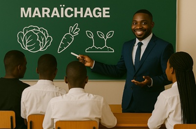 Illustration pour Maraichage