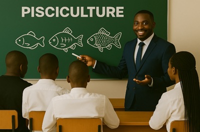 Illustration pour Pisciculture