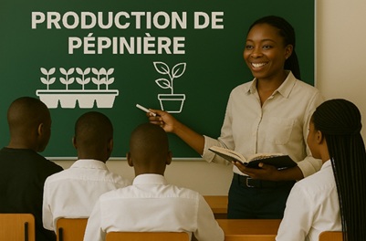 Illustration pour Production de pépinière