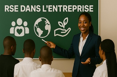 Illustration pour RSE dans l'entreprise