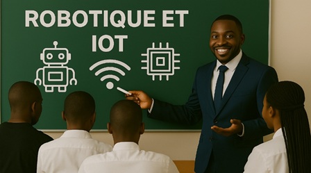 Illustration pour Robotique, Objets connectés, IOT