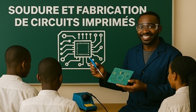 Illustration pour Soudure et fabrication de circuits imprimés (PCB)