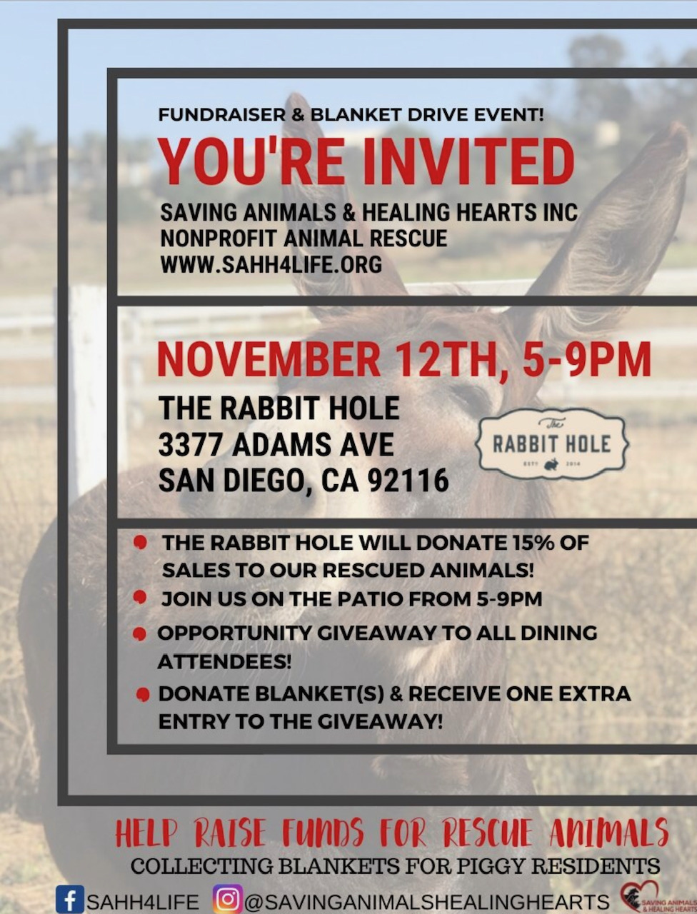 Blanket Drive Fundraiser!
