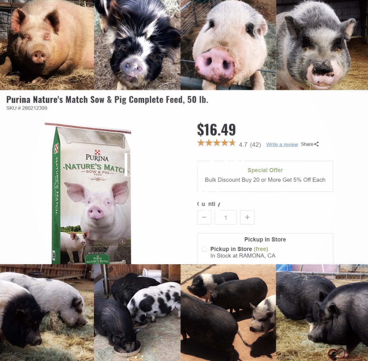 Donate Pig Pellets