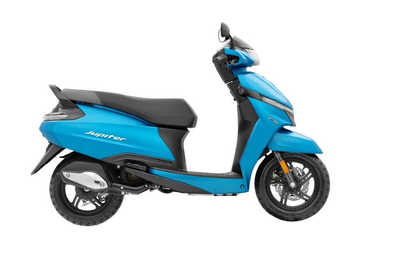 TVS Jupiter 110 SmartXonnect Disc - dawn-blue-matte