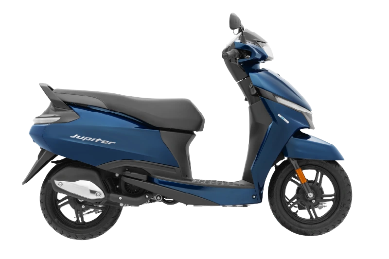 TVS Jupiter 110 SmartXonnect Drum - starlight-blue-gloss