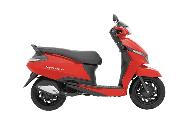 TVS Jupiter 110 Drum - red-glossy