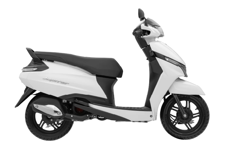 TVS JUPITER110 DRUM ALLOY - lunar-white-glossy