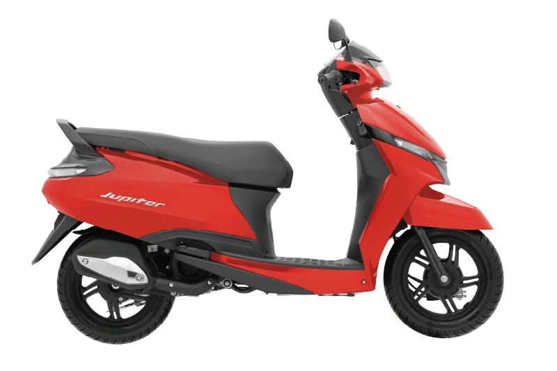 TVS JUPITER110 DRUM ALLOY - red-glossy