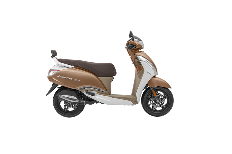 TVS JUPITER 125 DISC DT SXC  - ivory-brown
