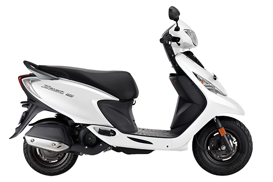 TVS Scooty Zest 110 Standard  - white