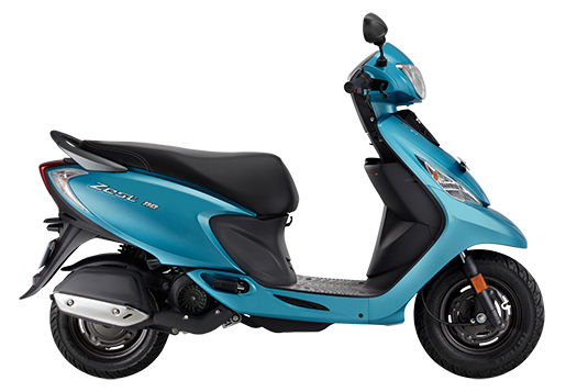 TVS Scooty Zest 110 Standard  - torq-blue