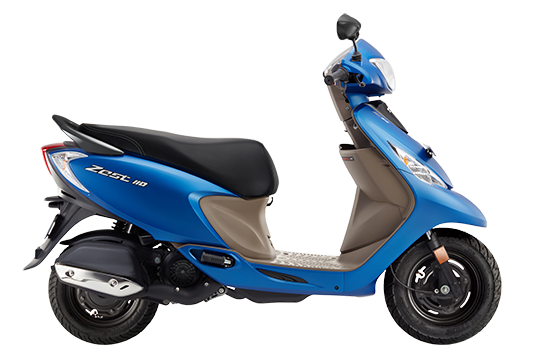 Scooty Zest Matt Series - matt-blue
