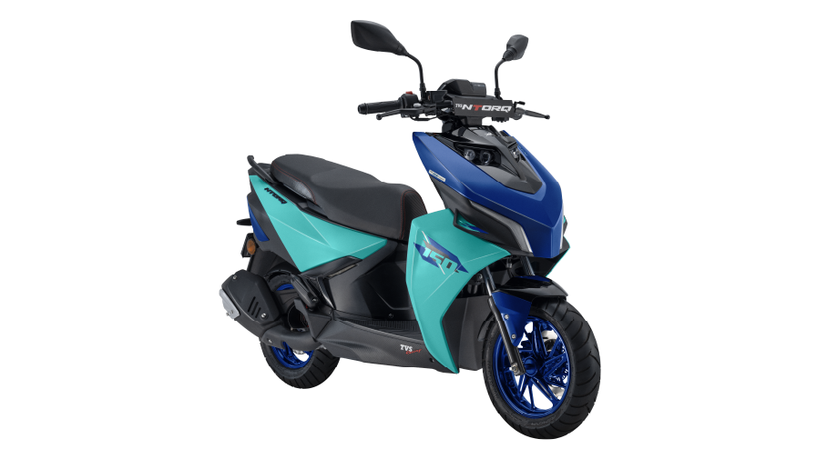 Ntorq 150 TFT - turbo-blue