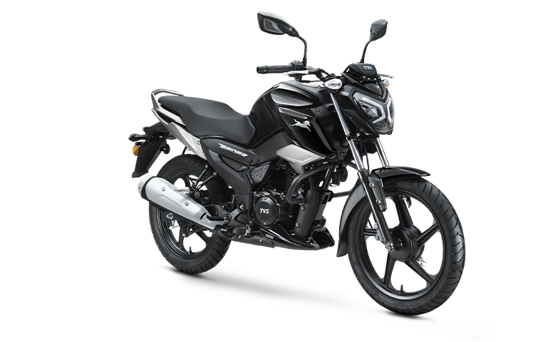 TVS Raider Drum - wicked-black