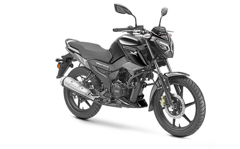 TVS Raider Single Seat - wicked-black