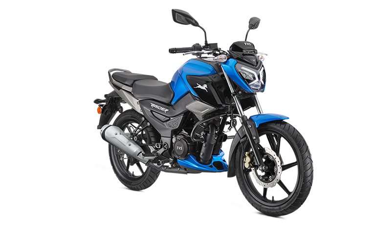 TVS Raider Split Seat - forza-blue