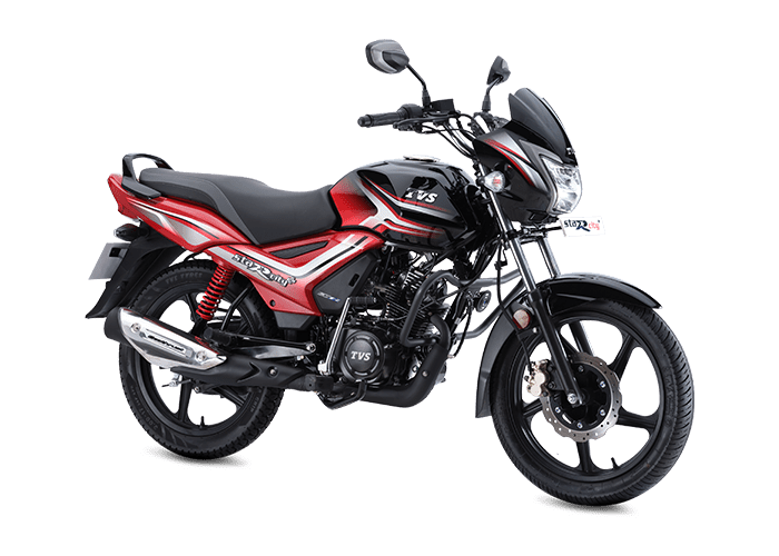 TVS Star City Plus Roto‑Petal Disc - black-red TVS Star City Plus Roto‑Petal Disc - black-red