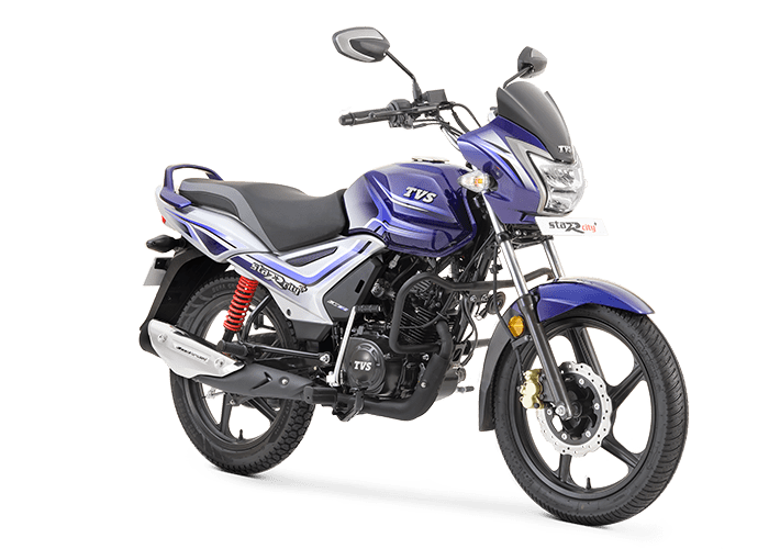 TVS Star City Plus Roto‑Petal Disc - blue-silver