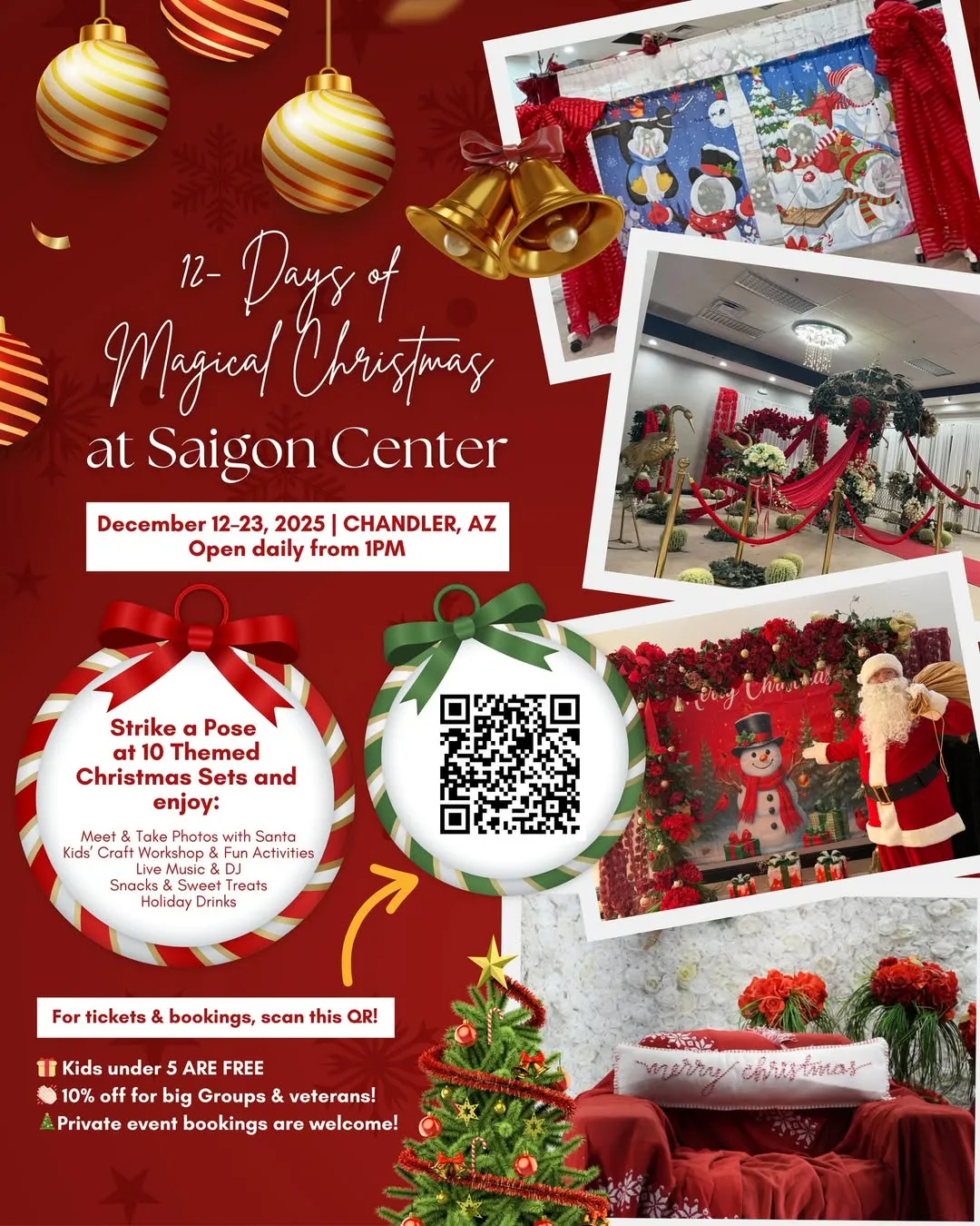 Experience 12 Days of Christmas Magic at Saigon Center