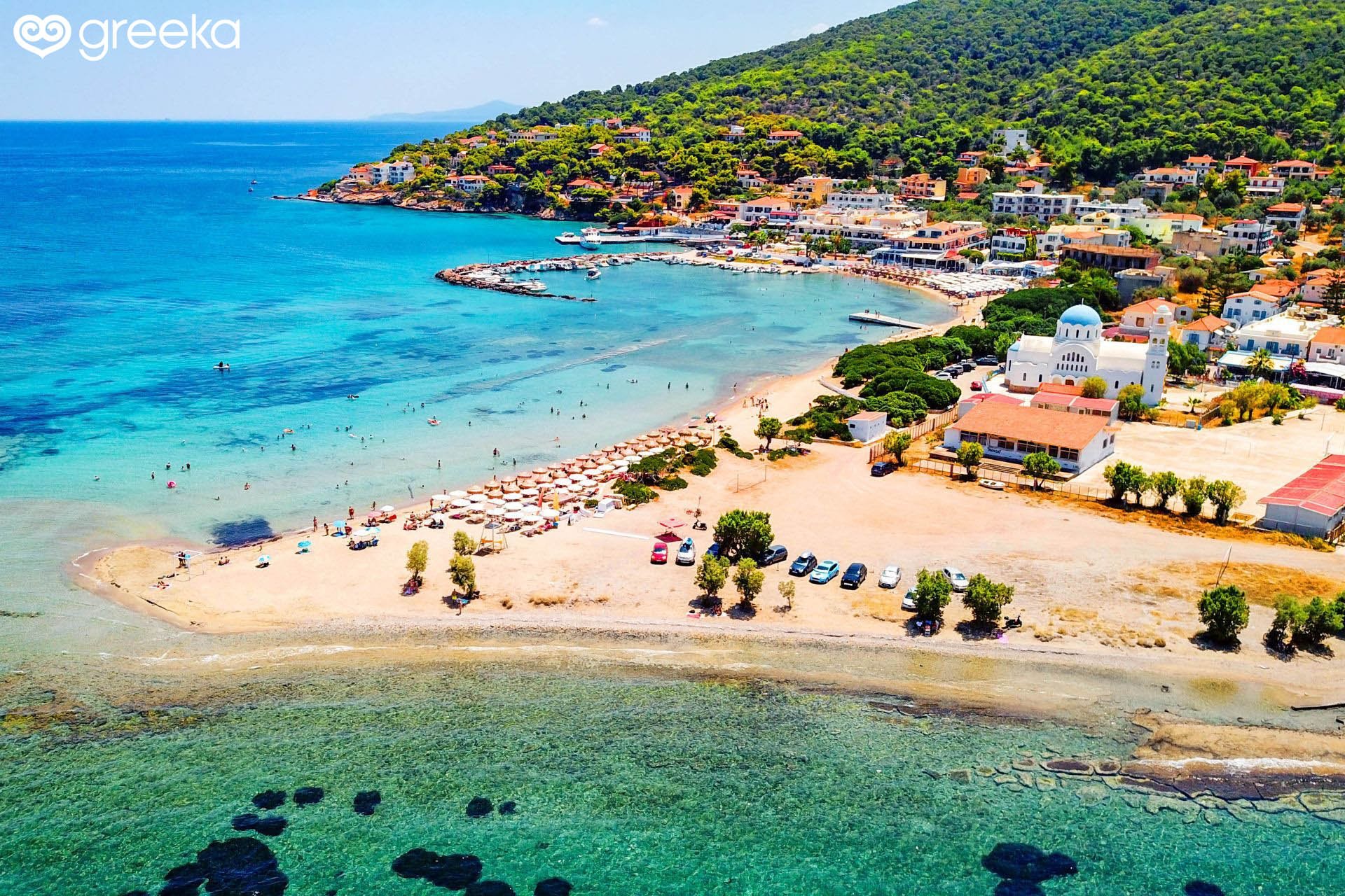 Sailing at Agistri – An Emerald Haven in the Saronic Gulf on Saronic Islands Cruise