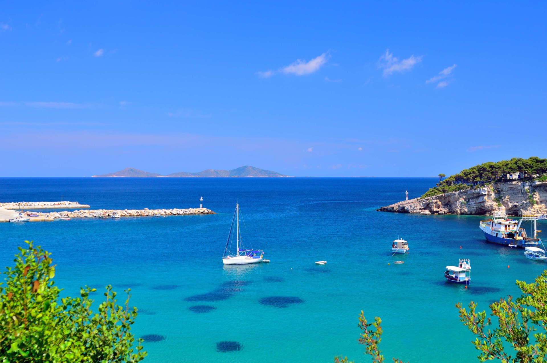 Sailing at Vathi, Ithaca on Highlights of the South Ionian - Share-a-Yacht