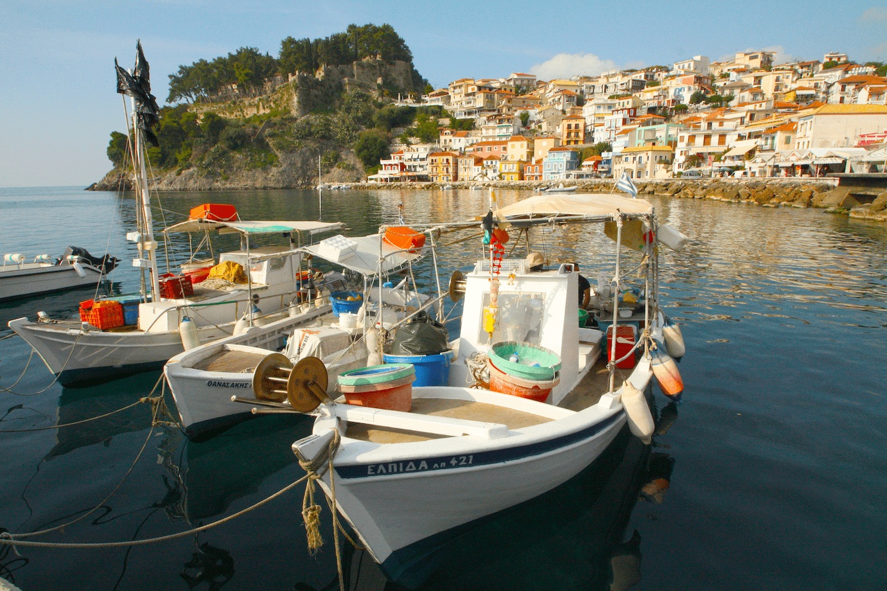 Sailing at Corfu Town on October Half Term Corfu & Paxos - Share-a-Yacht