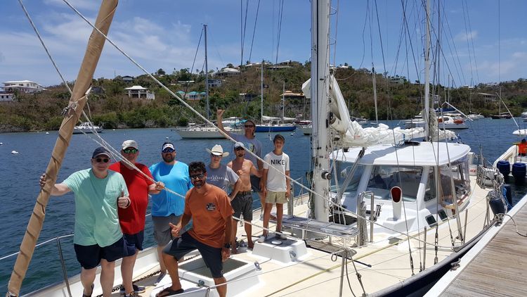 Sailing Course from Grenada to St Maarten — Mile Builder