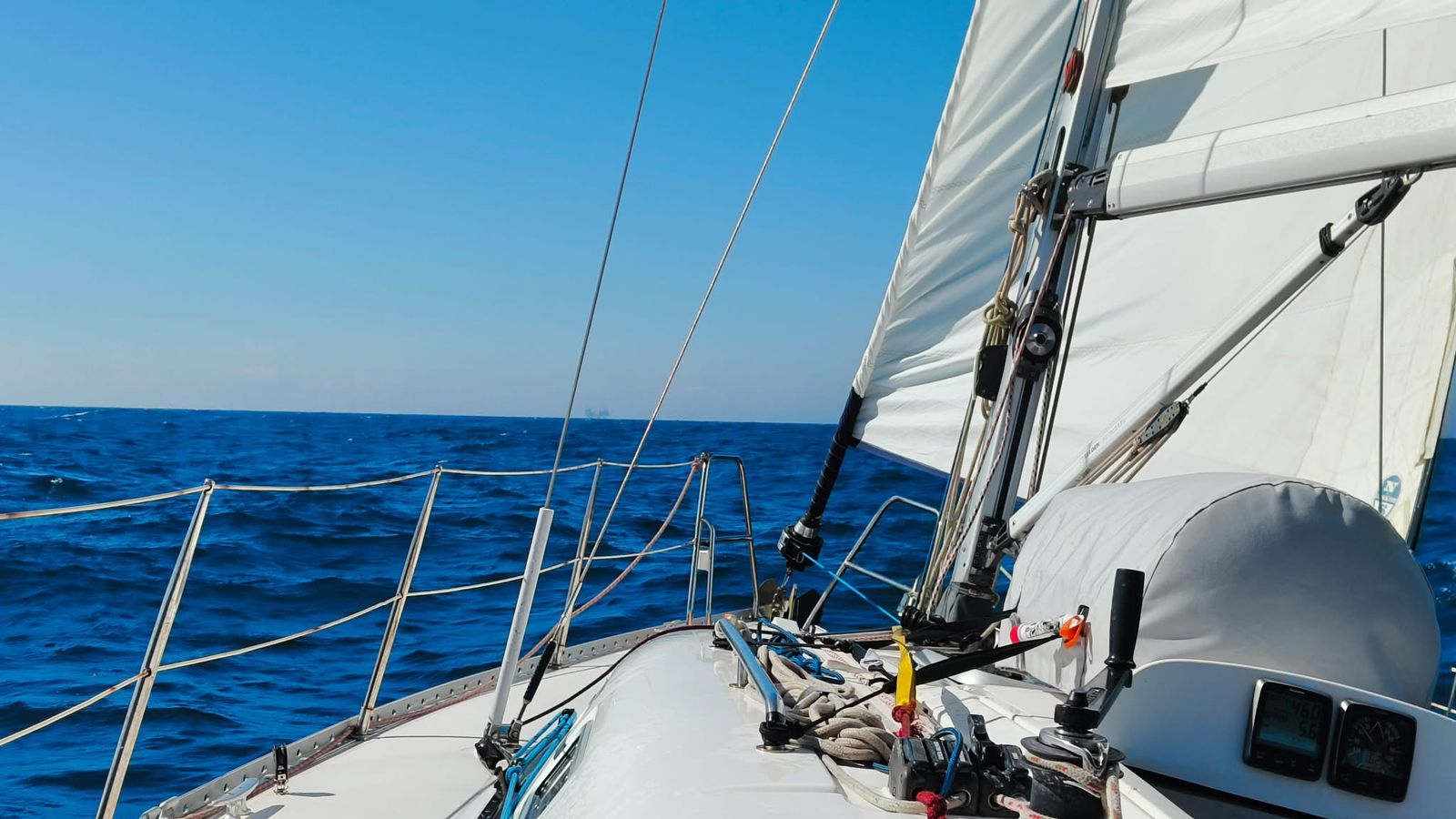 Sailing at Leuca on The Three Volcanoes Expedition