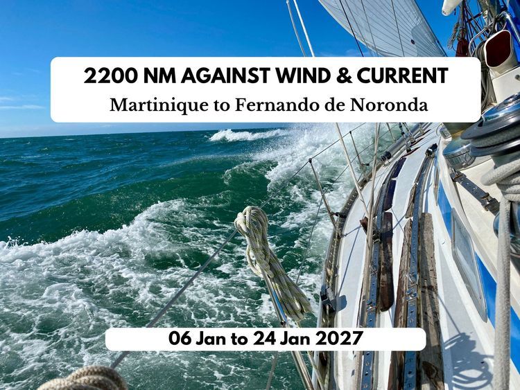 Uphill to Brazil - 2200 NM Blue Water Passage — Sailing Expedition in Martinique & Brazil