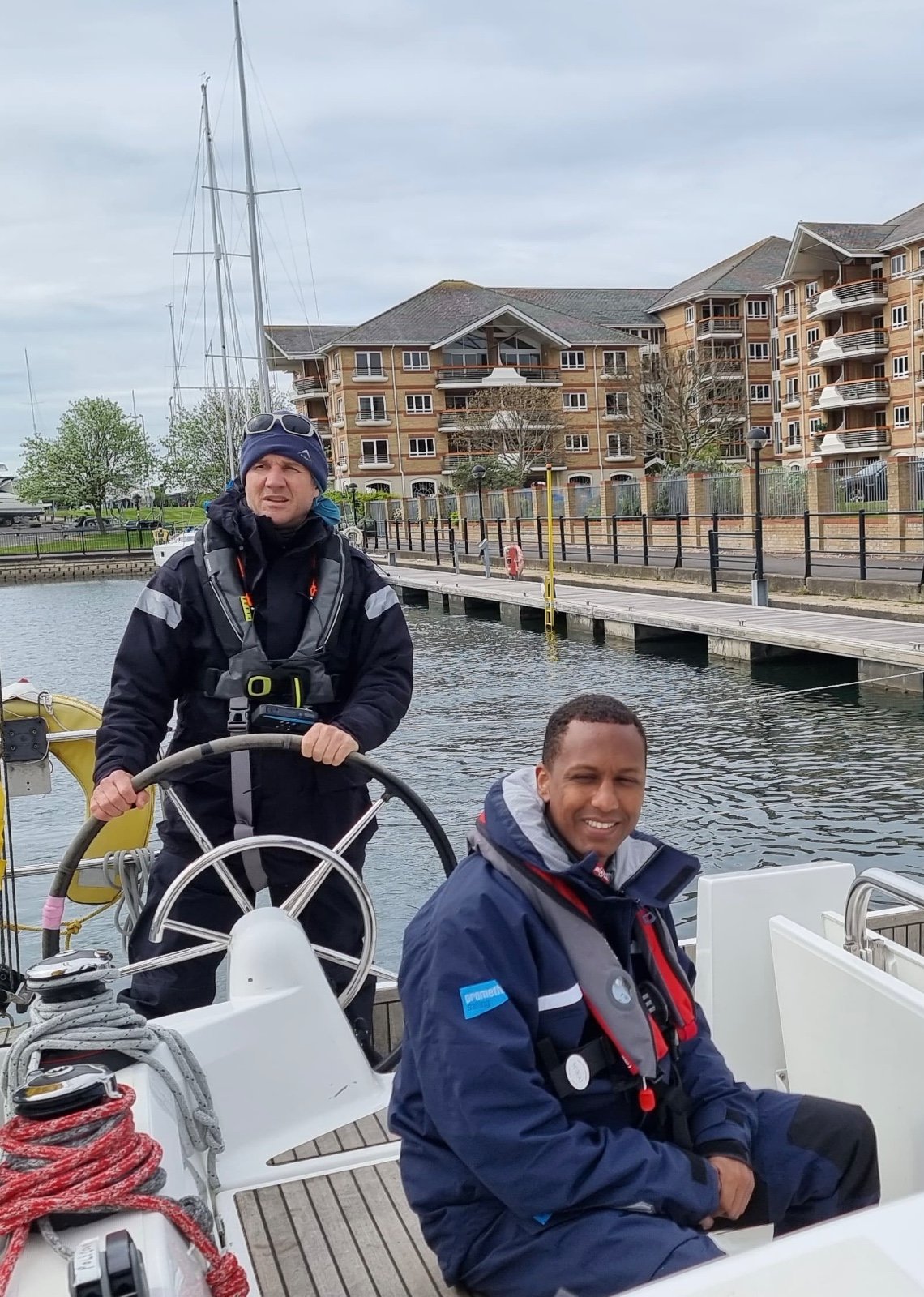Sailing at Port Solent Marina on Men's Mental Health