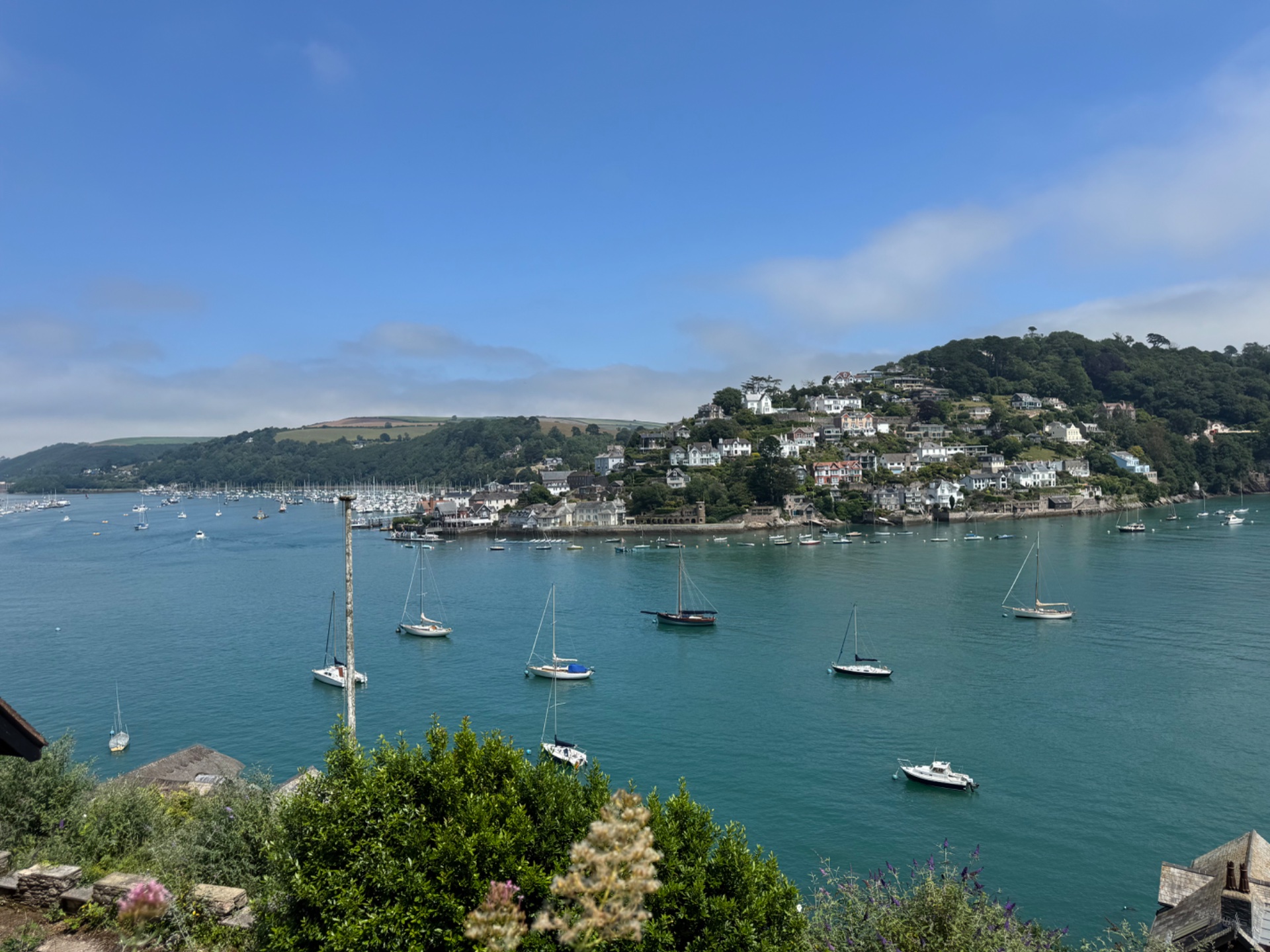 Sailing at Dartmouth Harbour on Azores to UK Ocean Adveture