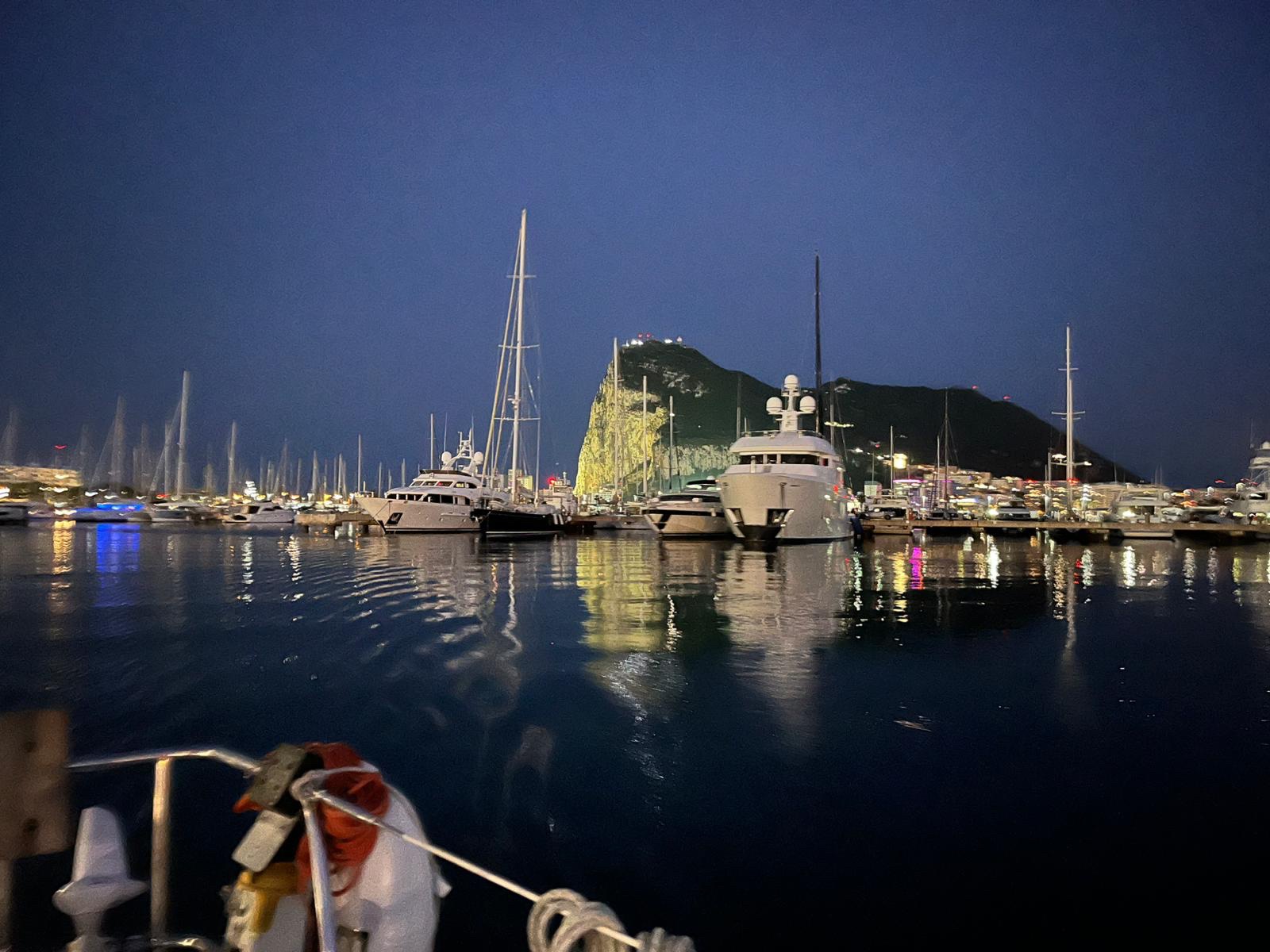 Sailing at Alcaidesa Marina Spain on RYA course Gibraltar - Spain - Africa